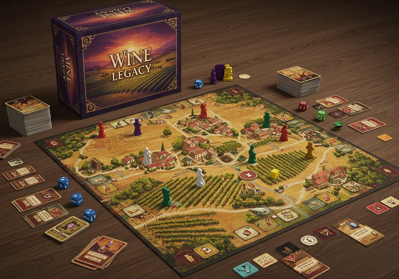 Eredità di Vino - Gioco da tavolo